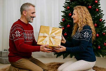 Weihnachtsgeschenk an Eltern